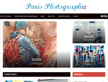Tablet Screenshot of paris-photographie.com